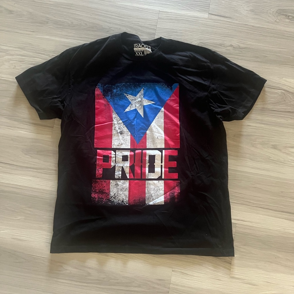 Puerto Rico Pride Black T-Shirt size 2xl